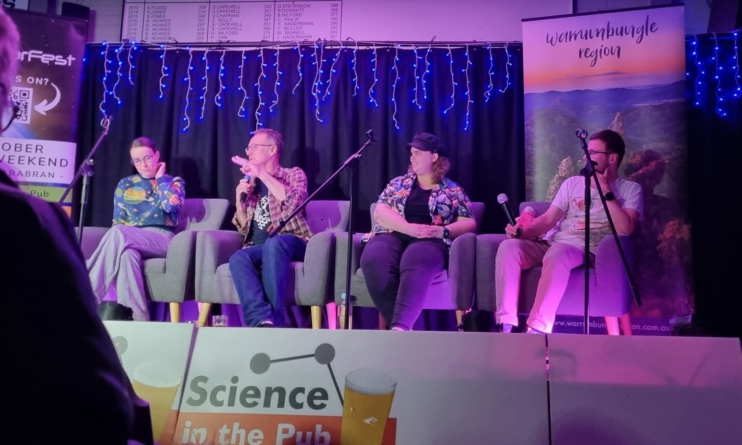 Science in the Pub at StarFest, Coonabarabran